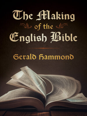 cover image of The Making of the English Bible